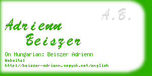 adrienn beiszer business card